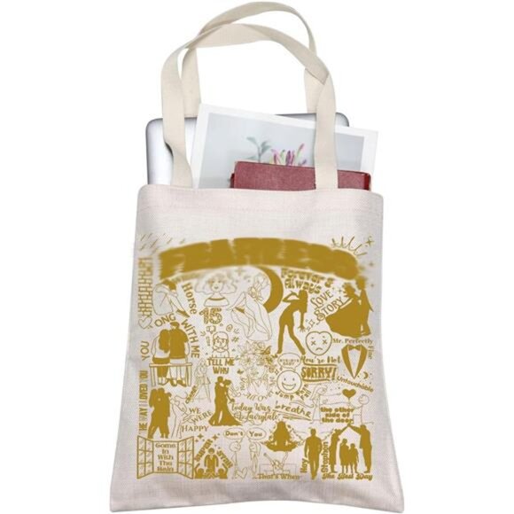 Singer Fan Gift Album Name Inspired Tour Concert Tote Bags - Picture 7 of 7